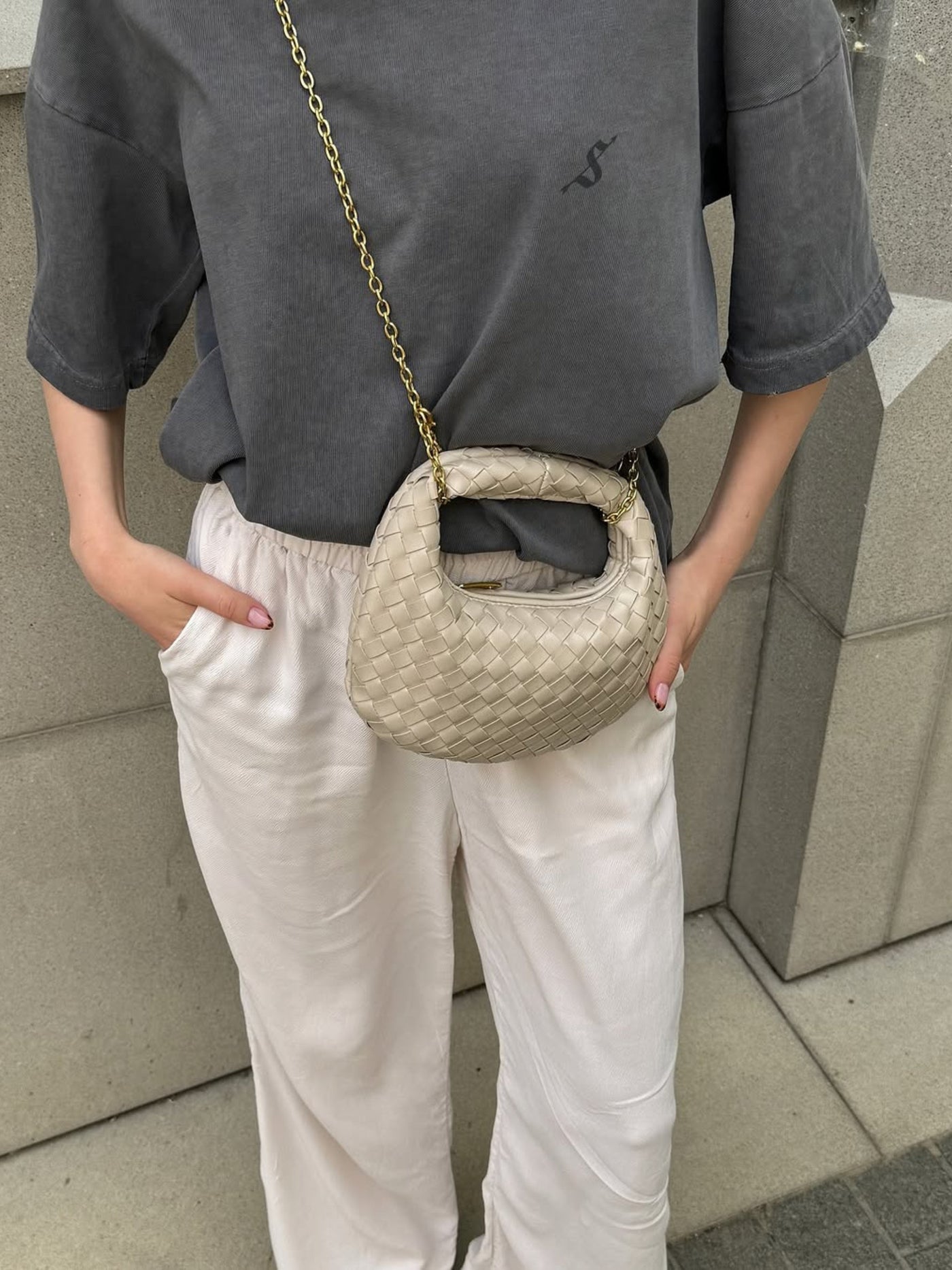 Maja™ - Klassische gewebte Mini-Tasche