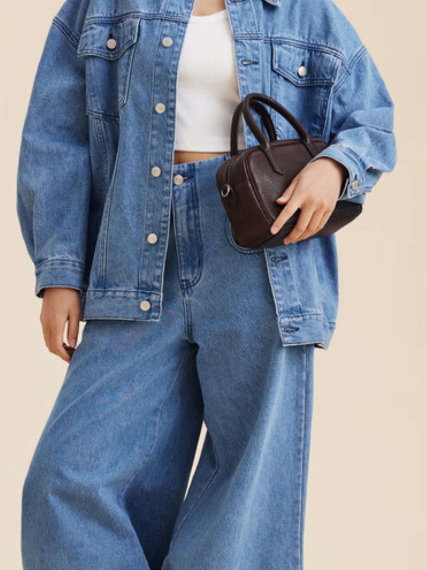 Marlene™ - Polierte Zip Square Tasche