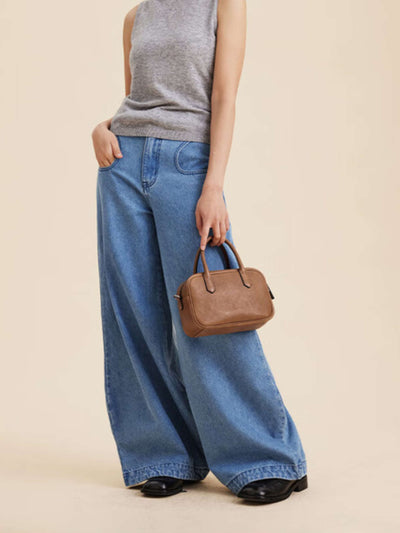 Marlene™ - Polierte Zip Square Tasche