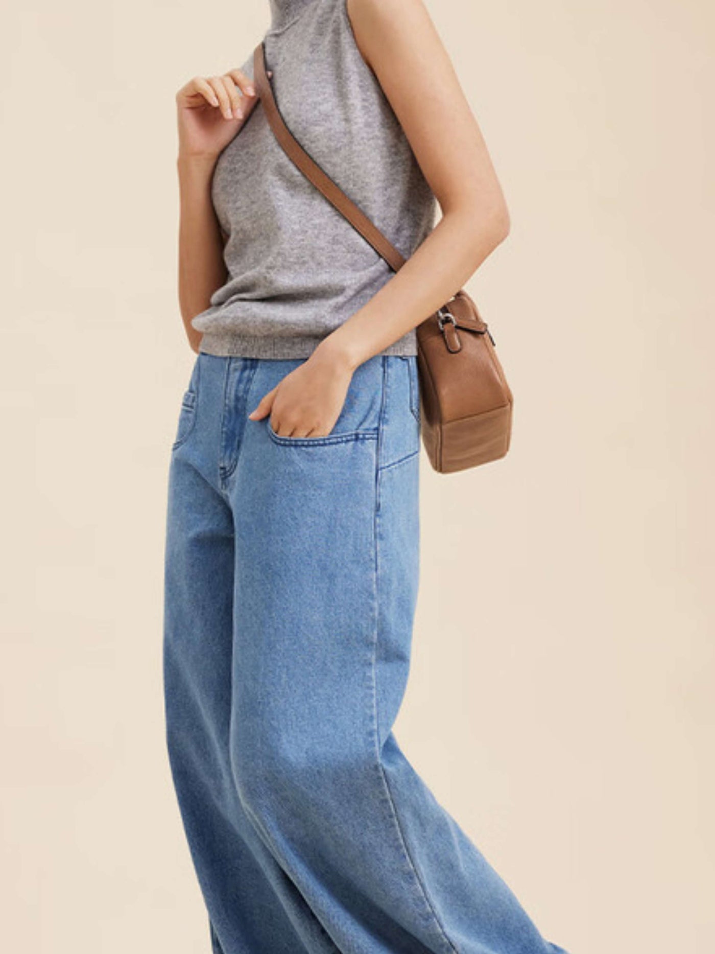 Marlene™ - Polierte Zip Square Tasche
