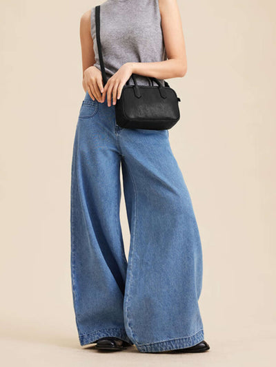 Marlene™ - Polierte Zip Square Tasche