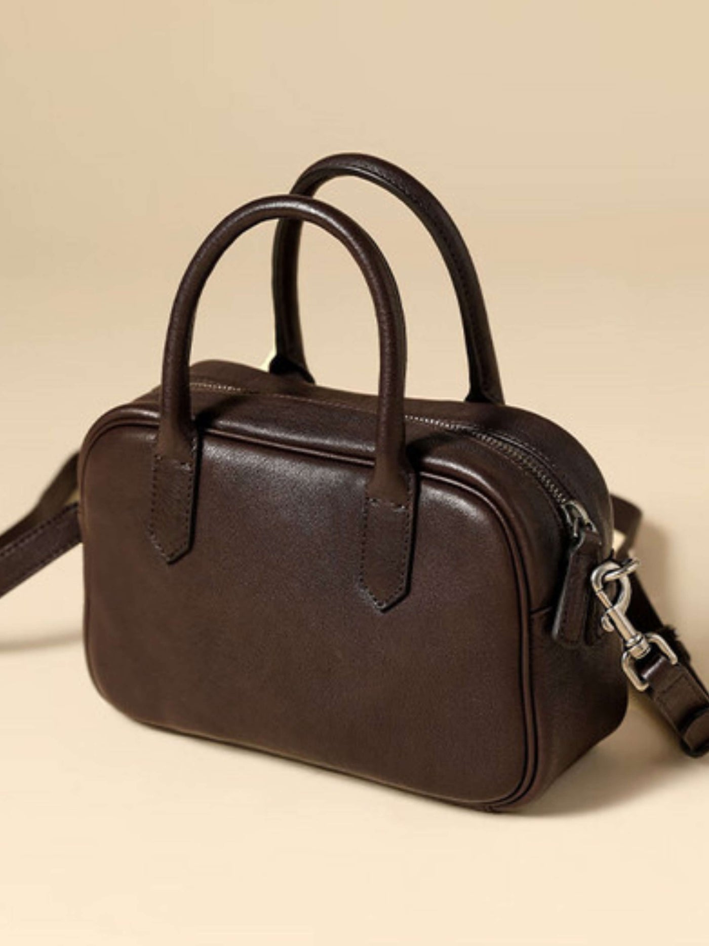 Marlene™ - Polierte Zip Square Tasche