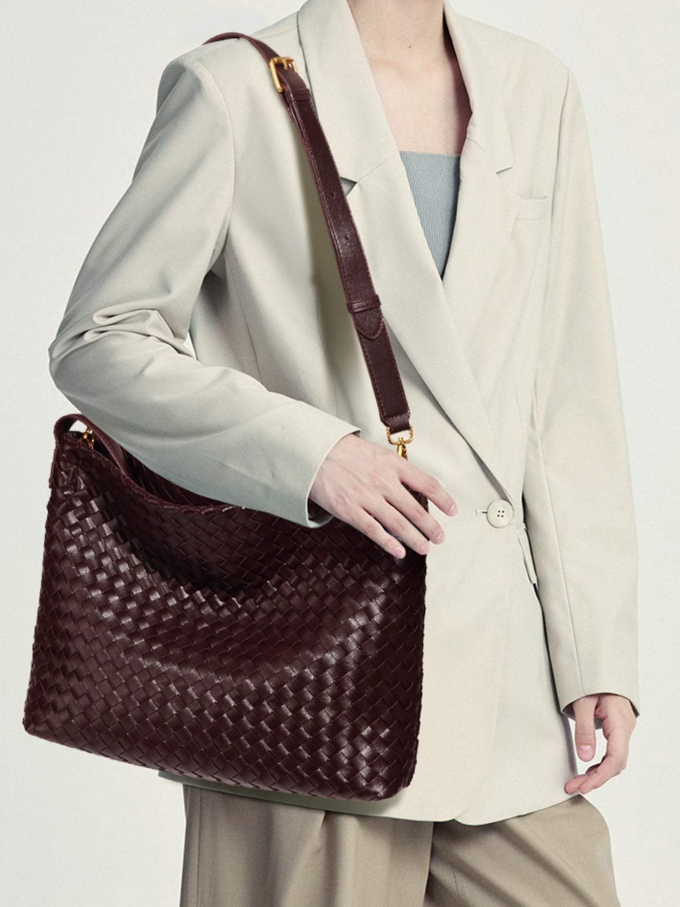 Jana™ - Schlanke strukturierte Tote Bag