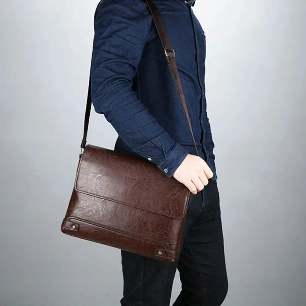 Bradford | All-in-One Herren PU Leder Umhängetasche - Business Men