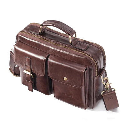 Cullen | Messenger Bag aus echtem Leder für Männer