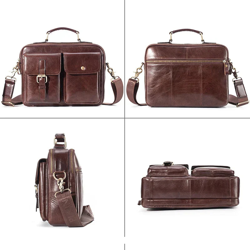 Cullen | Messenger Bag aus echtem Leder für Männer