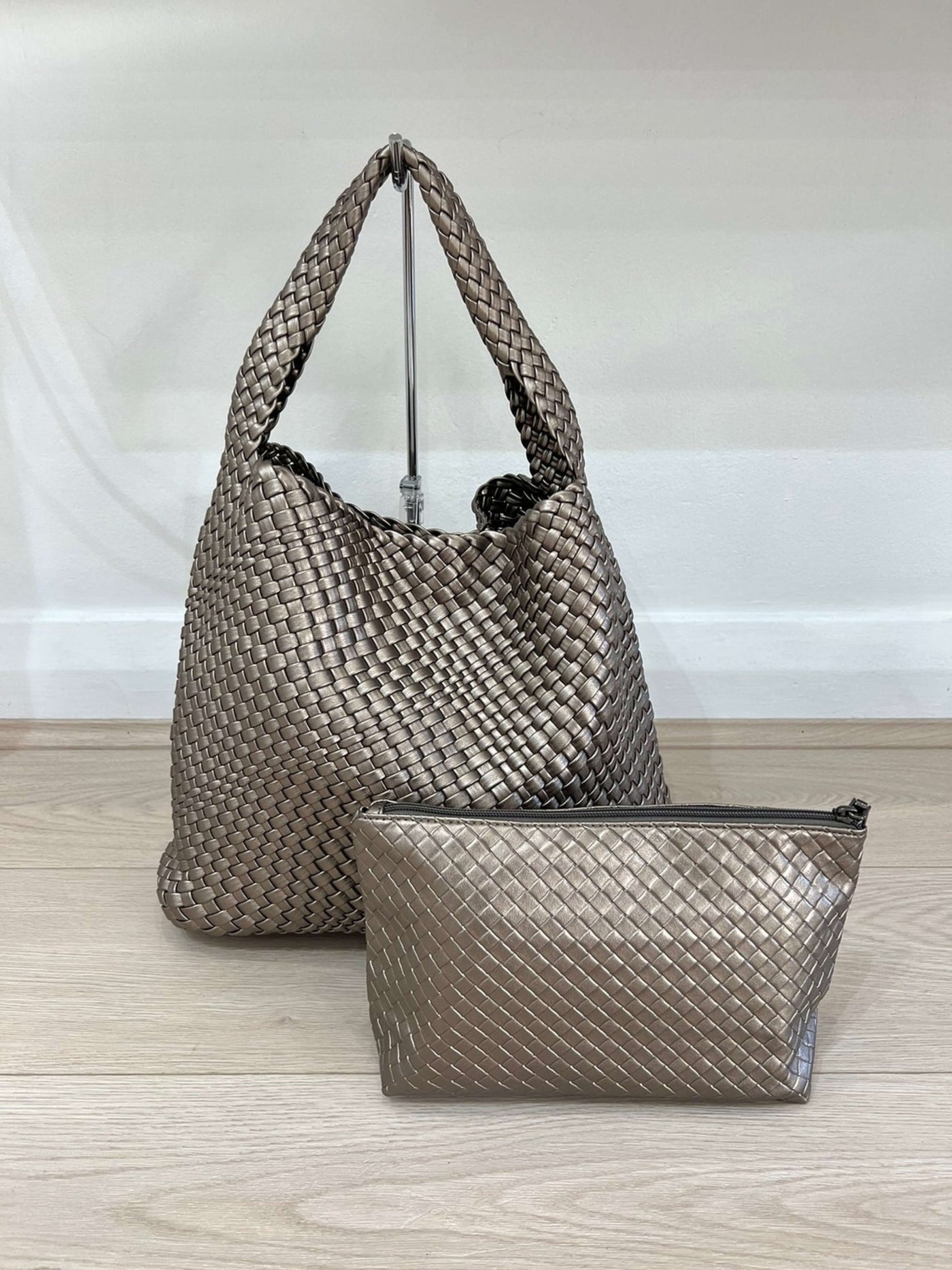 Melina™ - Chic Übergroße gewebte Hobo-Tasche