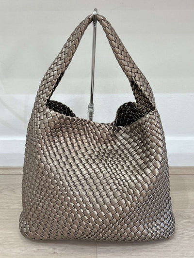 Melina™ - Chic Übergroße gewebte Hobo-Tasche