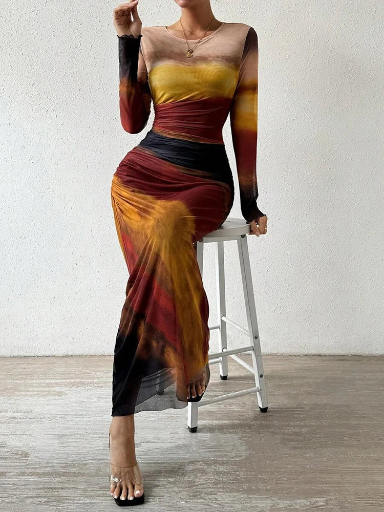 Aurora™ - Golden Hour Maxikleid