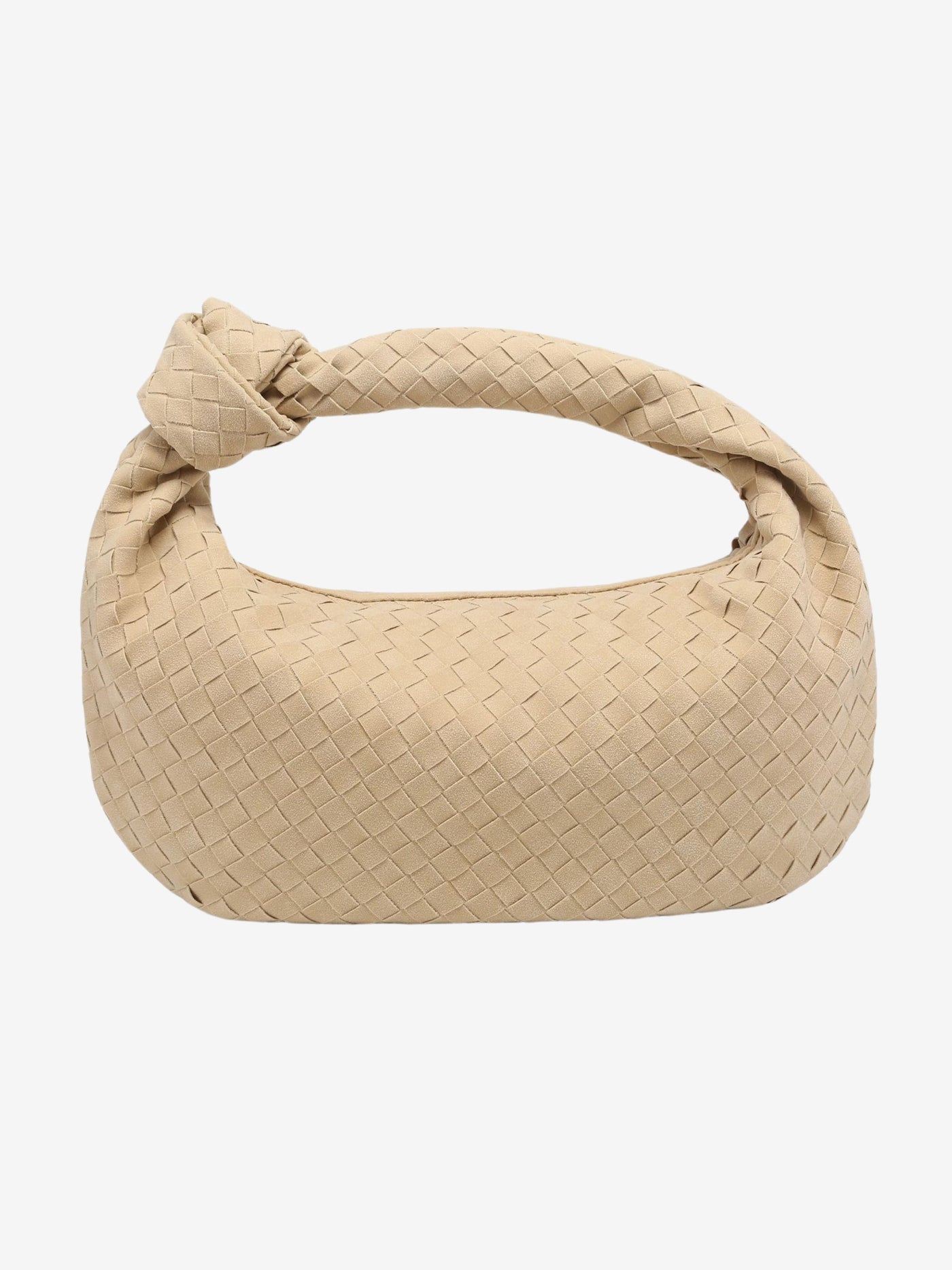 Elisa™ - Geknotete geflochtene mittlere Wildledertasche