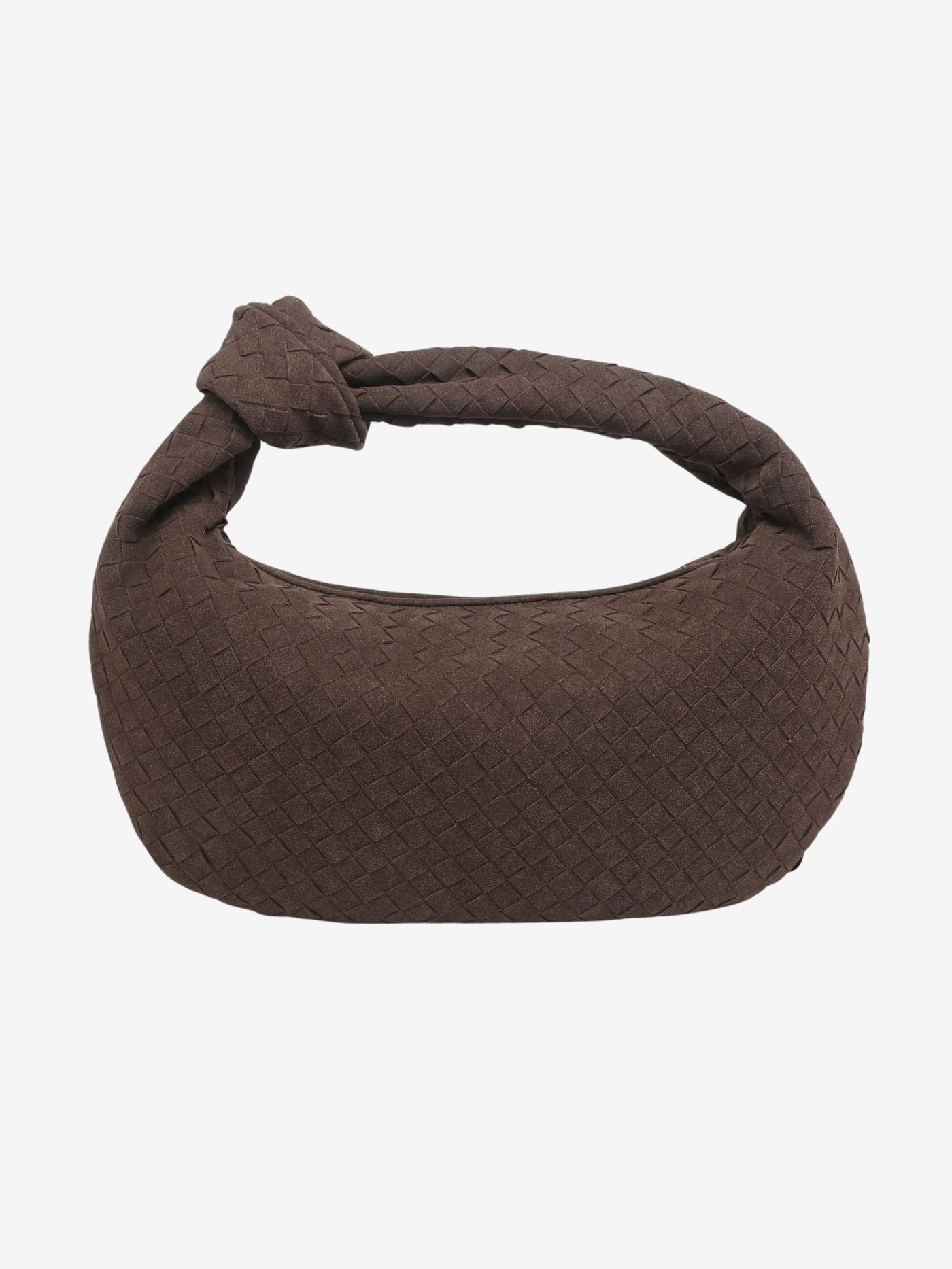 Elisa™ - Geknotete geflochtene mittlere Wildledertasche