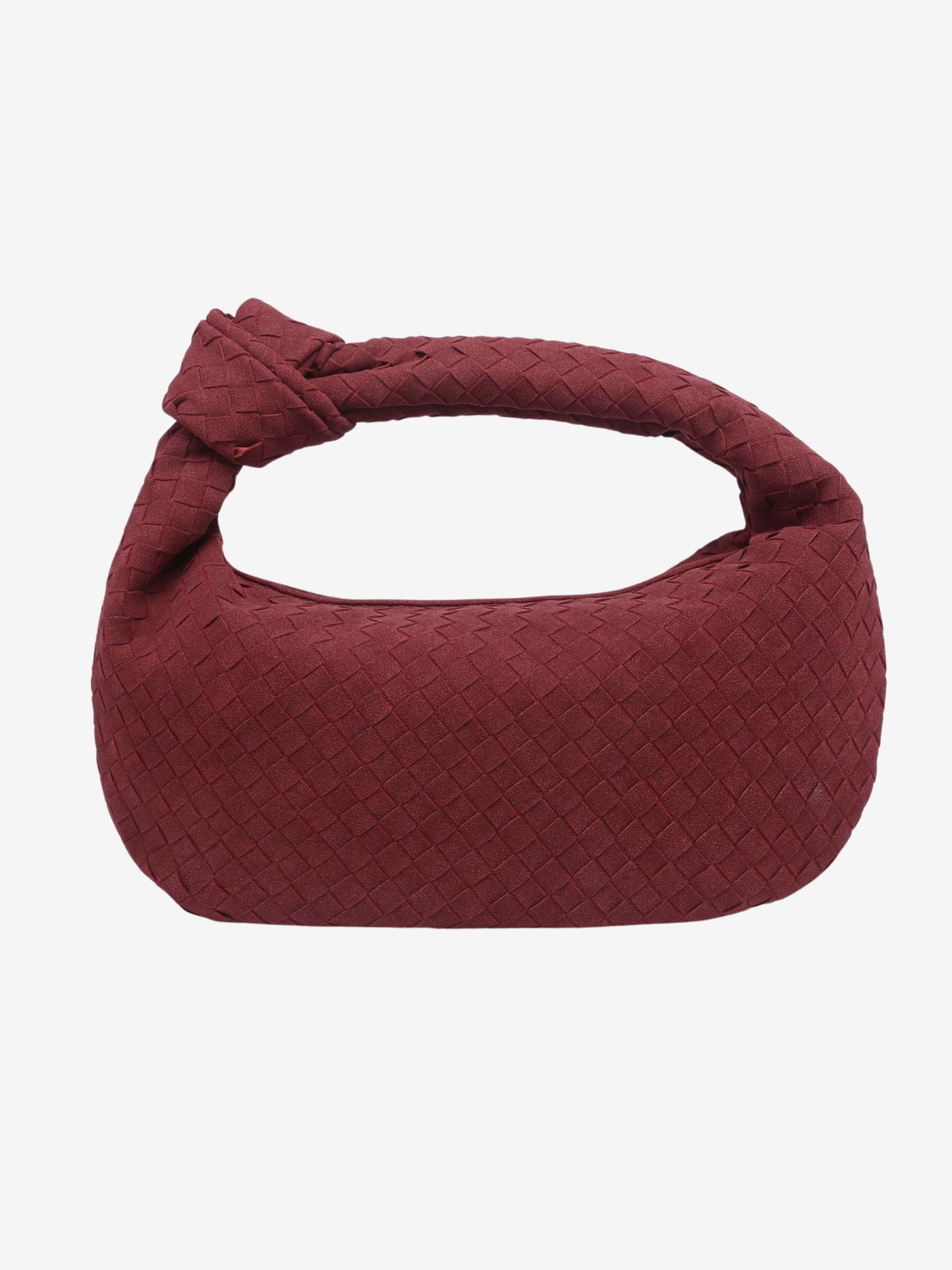 Elisa™ - Geknotete geflochtene mittlere Wildledertasche