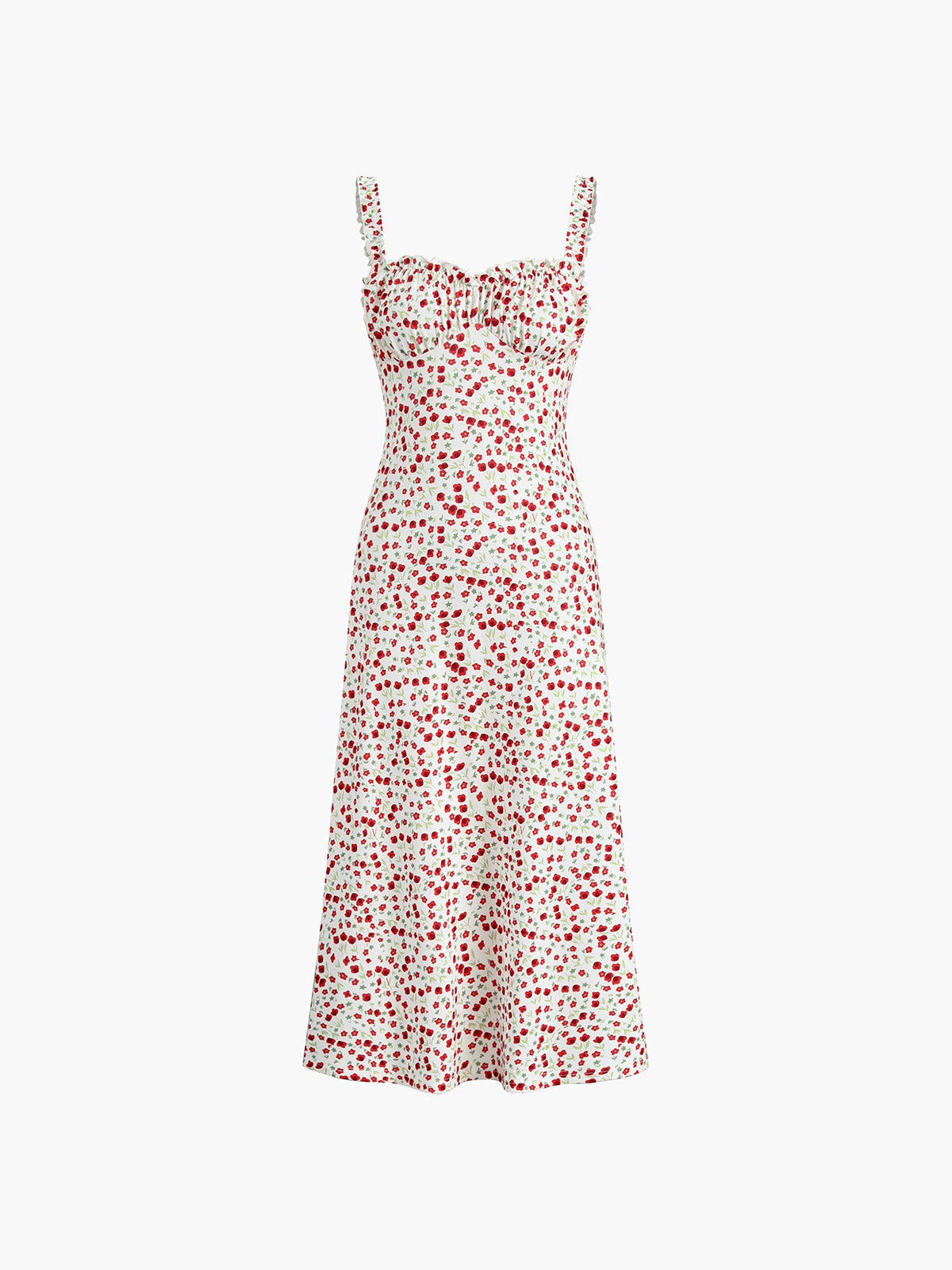 Elenar - Elegantes Midikleid mit Blumenmuster