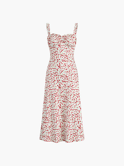 Elenar - Elegantes Midikleid mit Blumenmuster