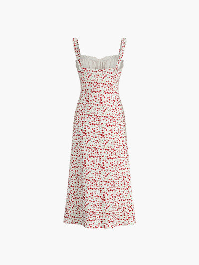 Elenar - Elegantes Midikleid mit Blumenmuster