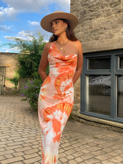 Elif™ - Tropical Floral Maxikleid
