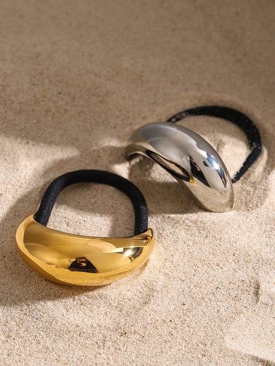 Juna™ - Goldenes Pony-Haargummi