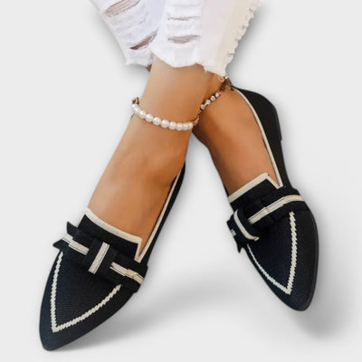 Ava | Flache Schuhe mit geknotetem Detail
