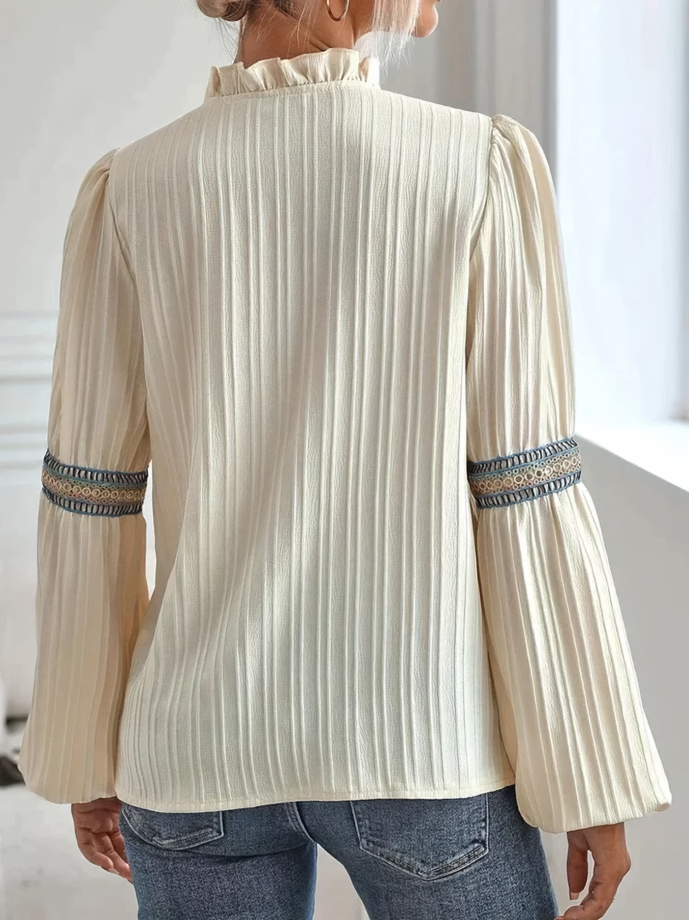 Colette™ - Wunderschöne Bluse mit V-Ausschnitt
