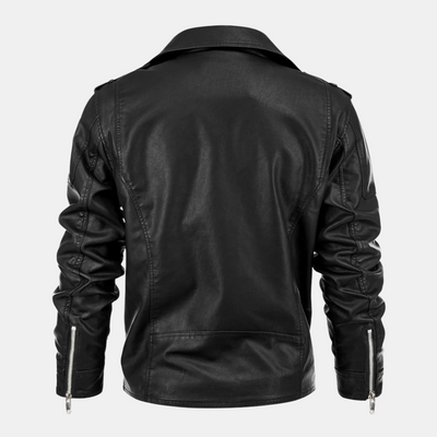 Boulevard™ - Schwarz Lederjacke
