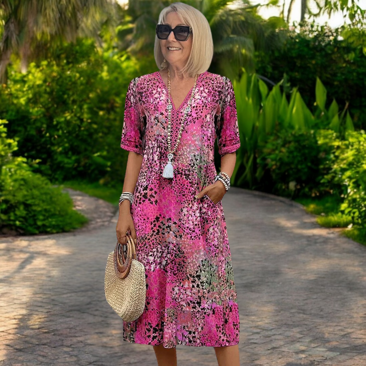 Vanessa™ - Fließendes Boho-Kleid