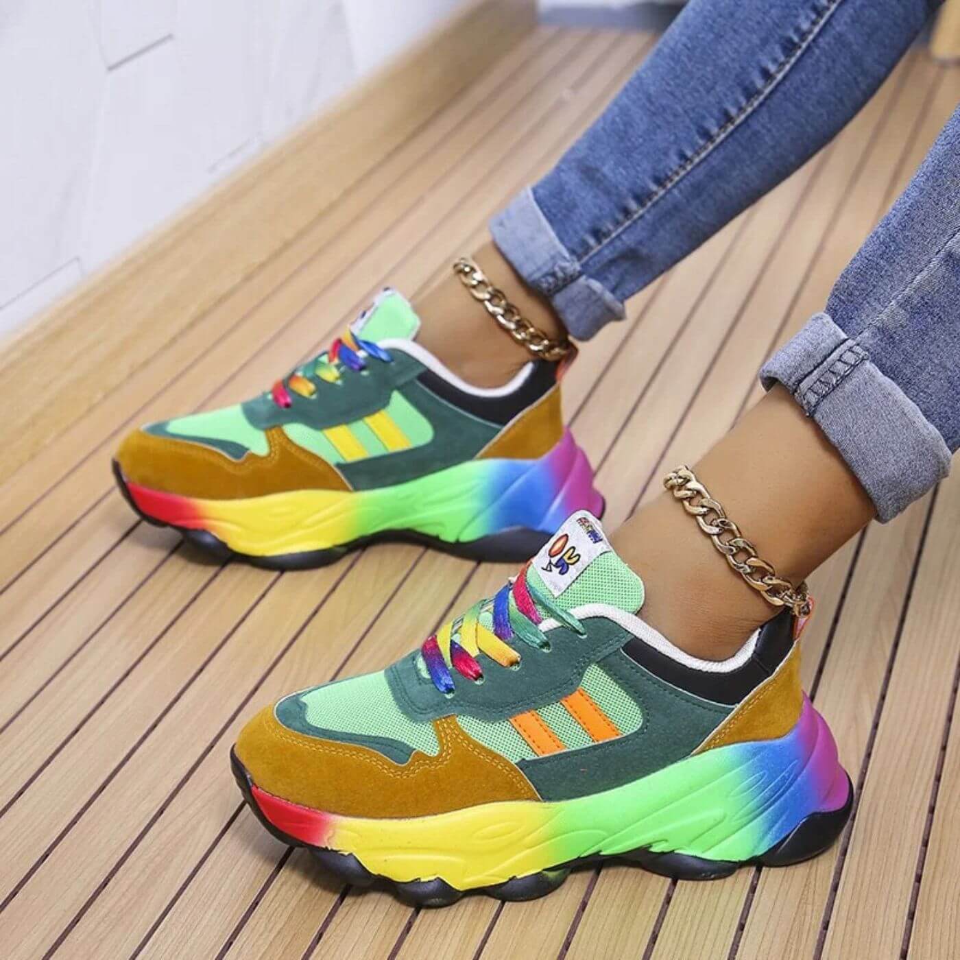 Aurora™ - Farbige orthopädische Turnschuhe für Komfort und Stil