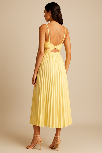 Kesley™ - Kleid mit plissiertem Ausschnitt