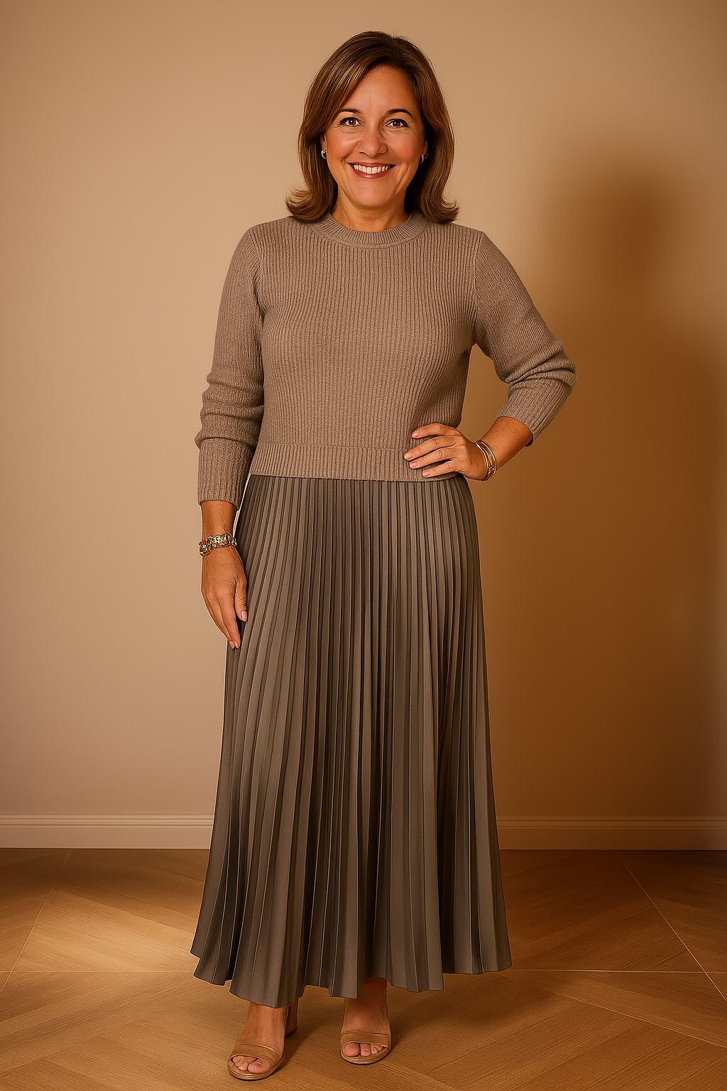 Claire™ - Elegantes 2-in-1 Pulloverkleid