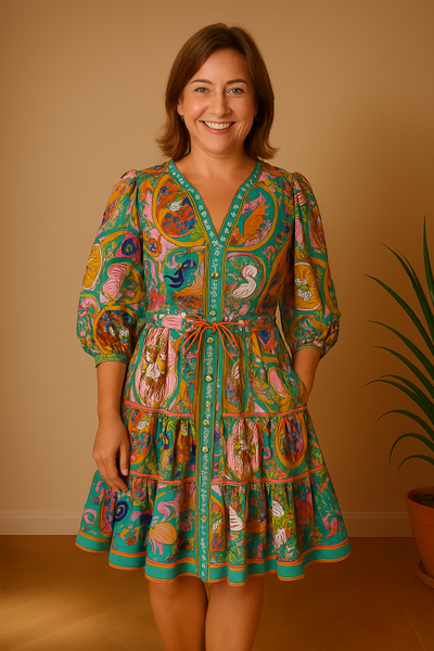 Tamara™ - Kleid mit Schnürdruck