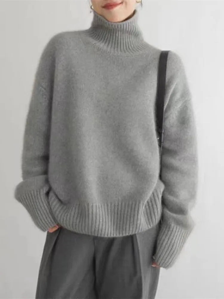 Mariam | Kaschmirpullover mit Rollkragen