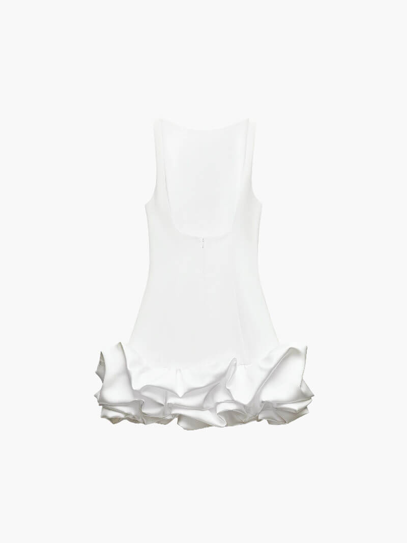 Liora™ - Ärmelloses Rüschen-Minikleid