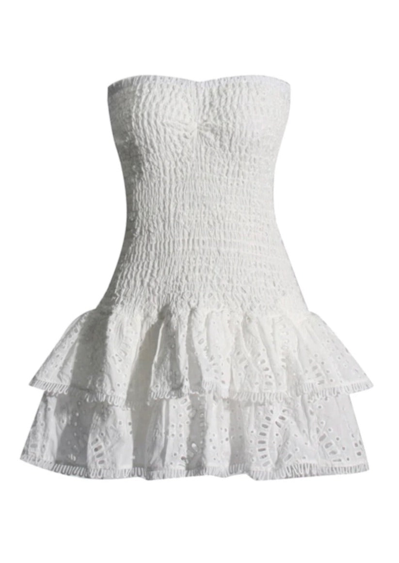 Elina™ - Trägerloses Minikleid