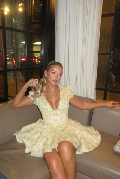 Emily™ - Geblümtes Minikleid