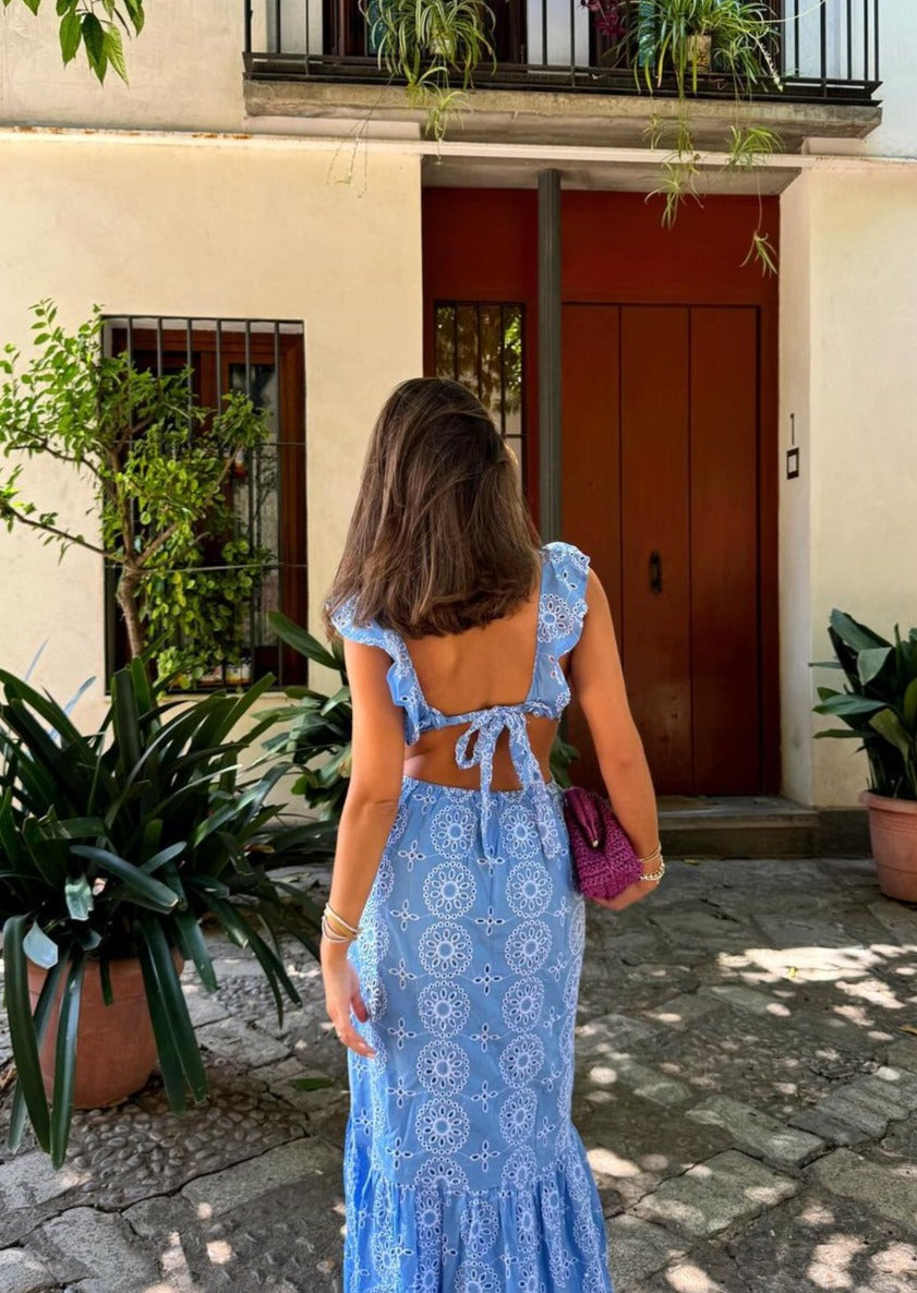 Thea™ - Gerafftes Maxikleid