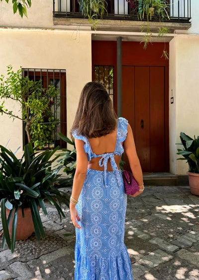 Thea™ - Gerafftes Maxikleid