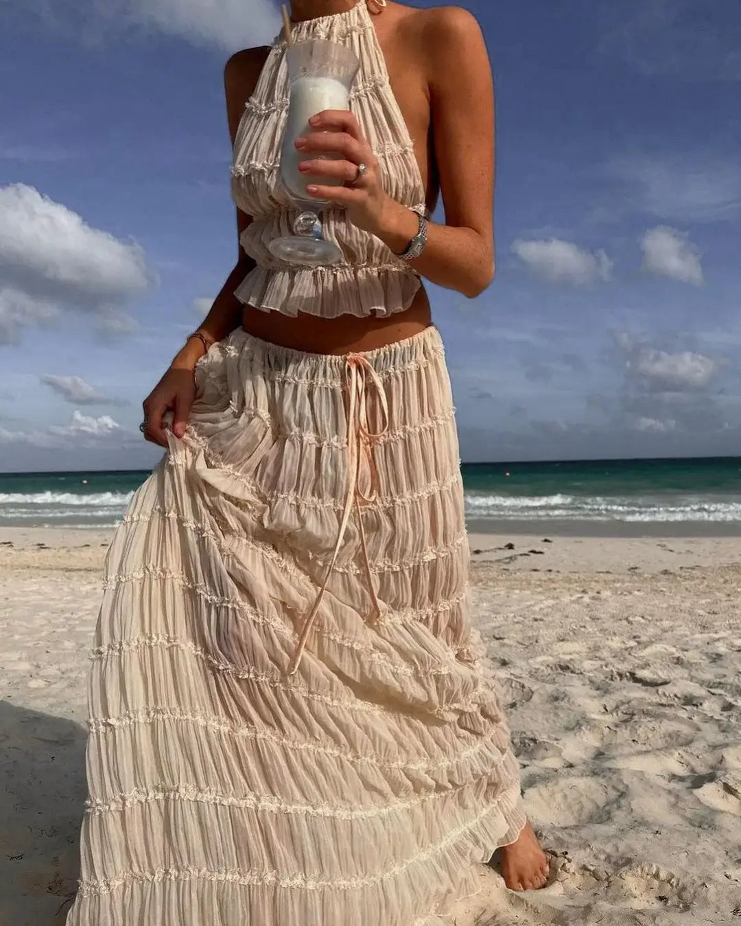 Hanna™ - Bohemian Ruffle Set