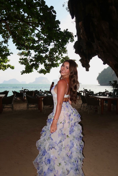 Paula™ - Geblümtes Maxikleid