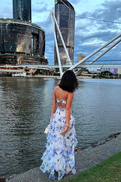 Paula™ - Geblümtes Maxikleid