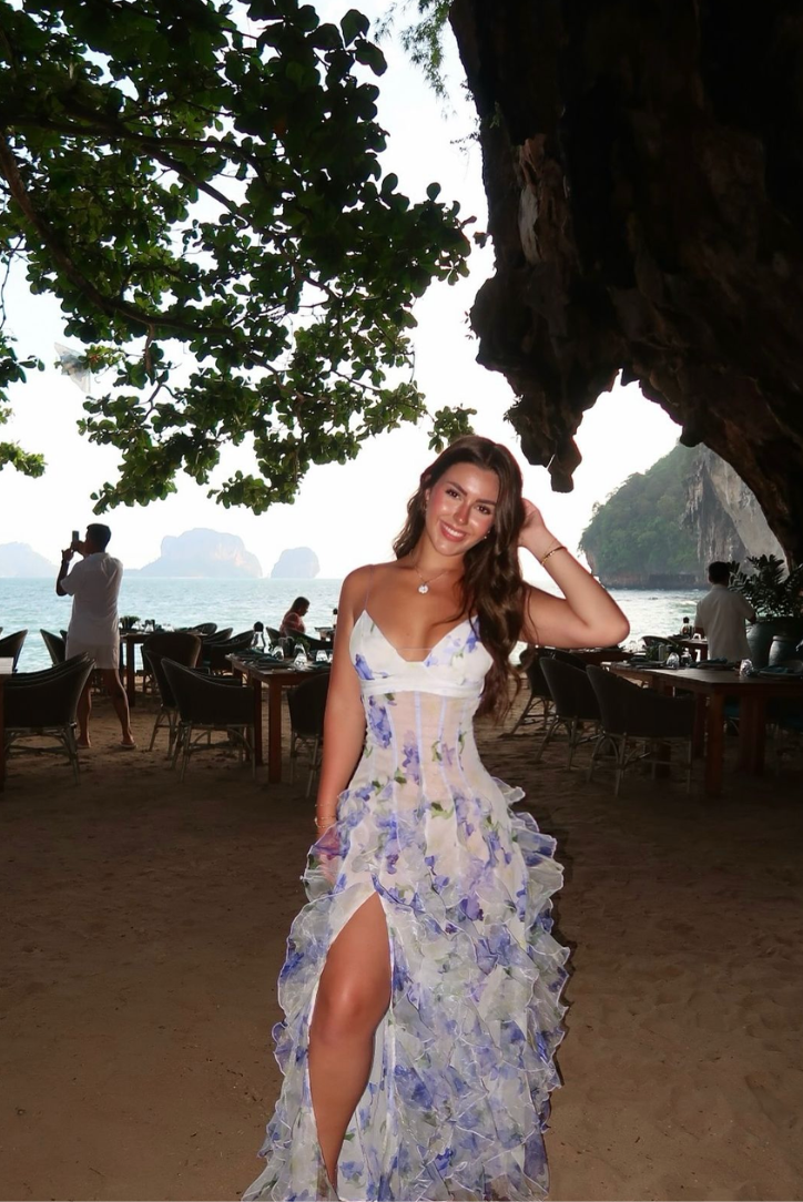 Paula™ - Geblümtes Maxikleid