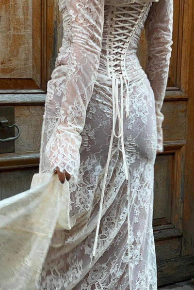 Klara™ - Spitze Maxikleid
