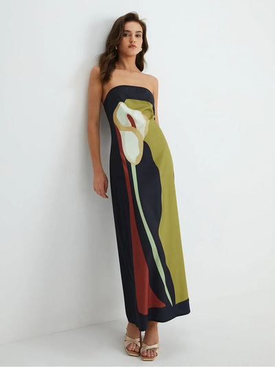 Helena™ - Trägerloses Maxikleid
