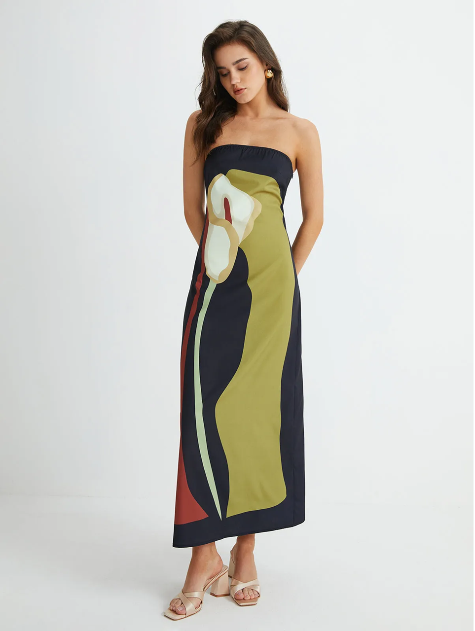 Helena™ - Trägerloses Maxikleid