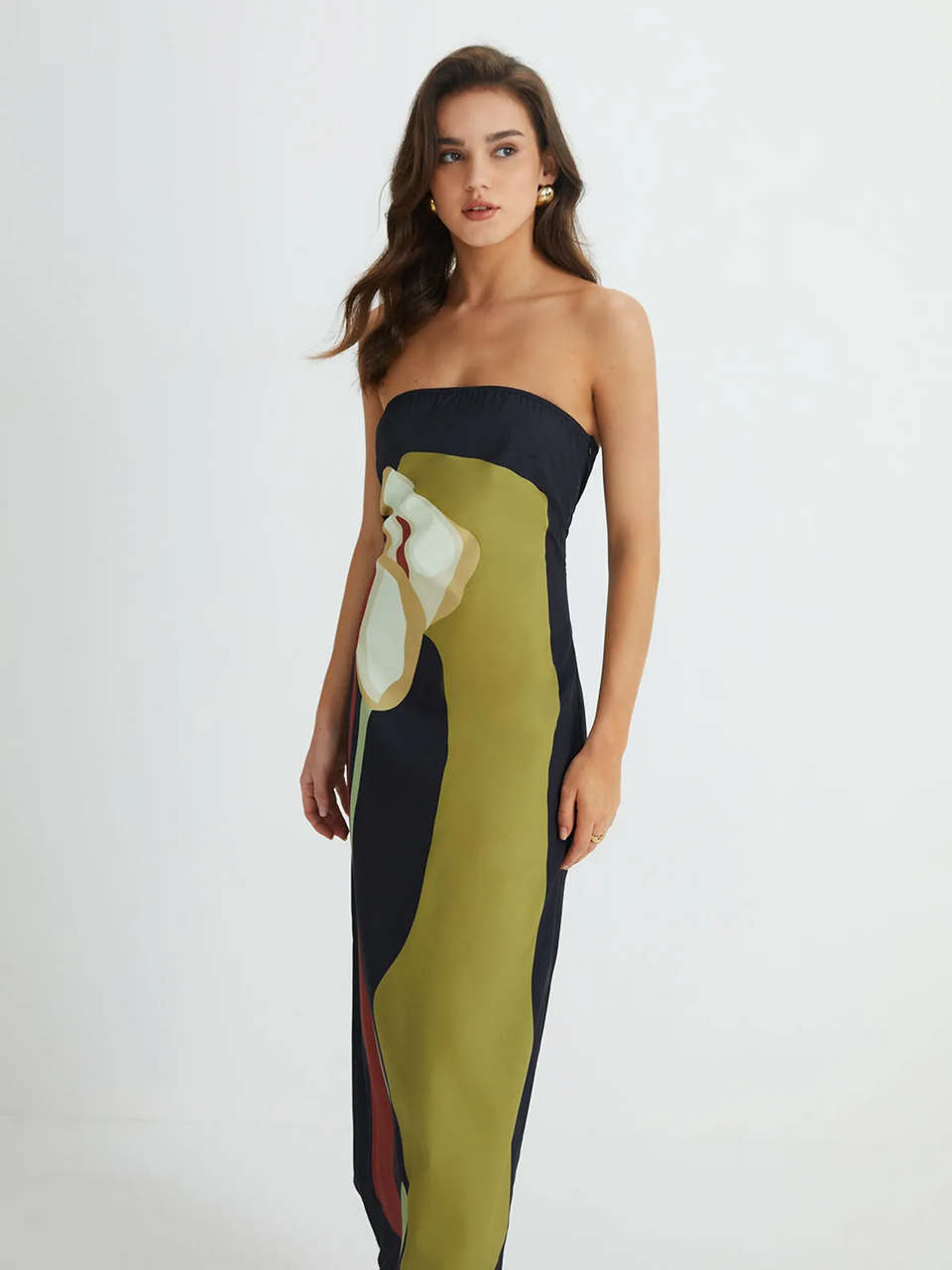 Helena™ - Trägerloses Maxikleid