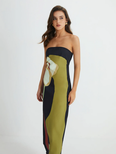 Helena™ - Trägerloses Maxikleid