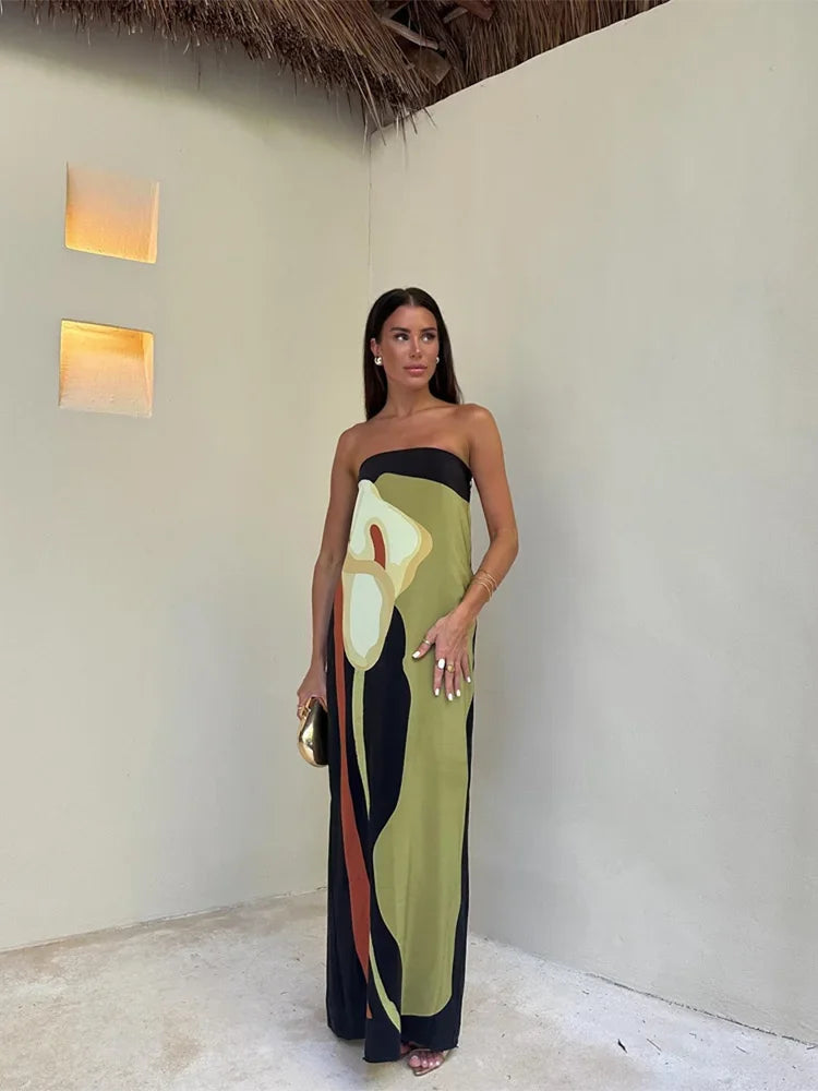Helena™ - Trägerloses Maxikleid