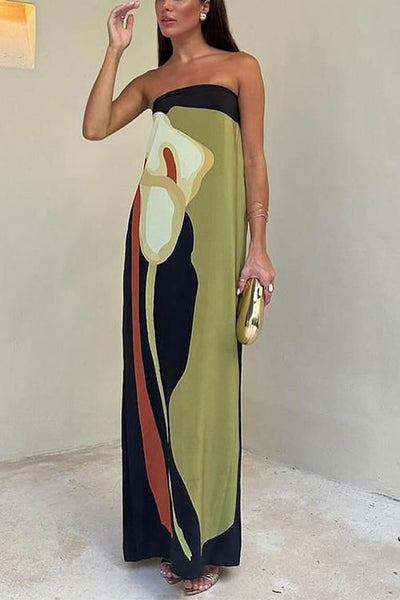 Helena™ - Trägerloses Maxikleid