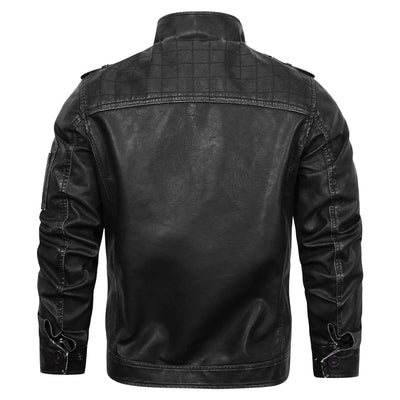 Dothan™ - Schwarz Lederjacke