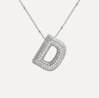 Karoline™ - Diamond Bubble Letter Halskette