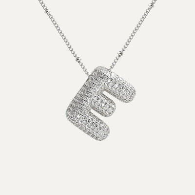 Karoline™ - Diamond Bubble Letter Halskette