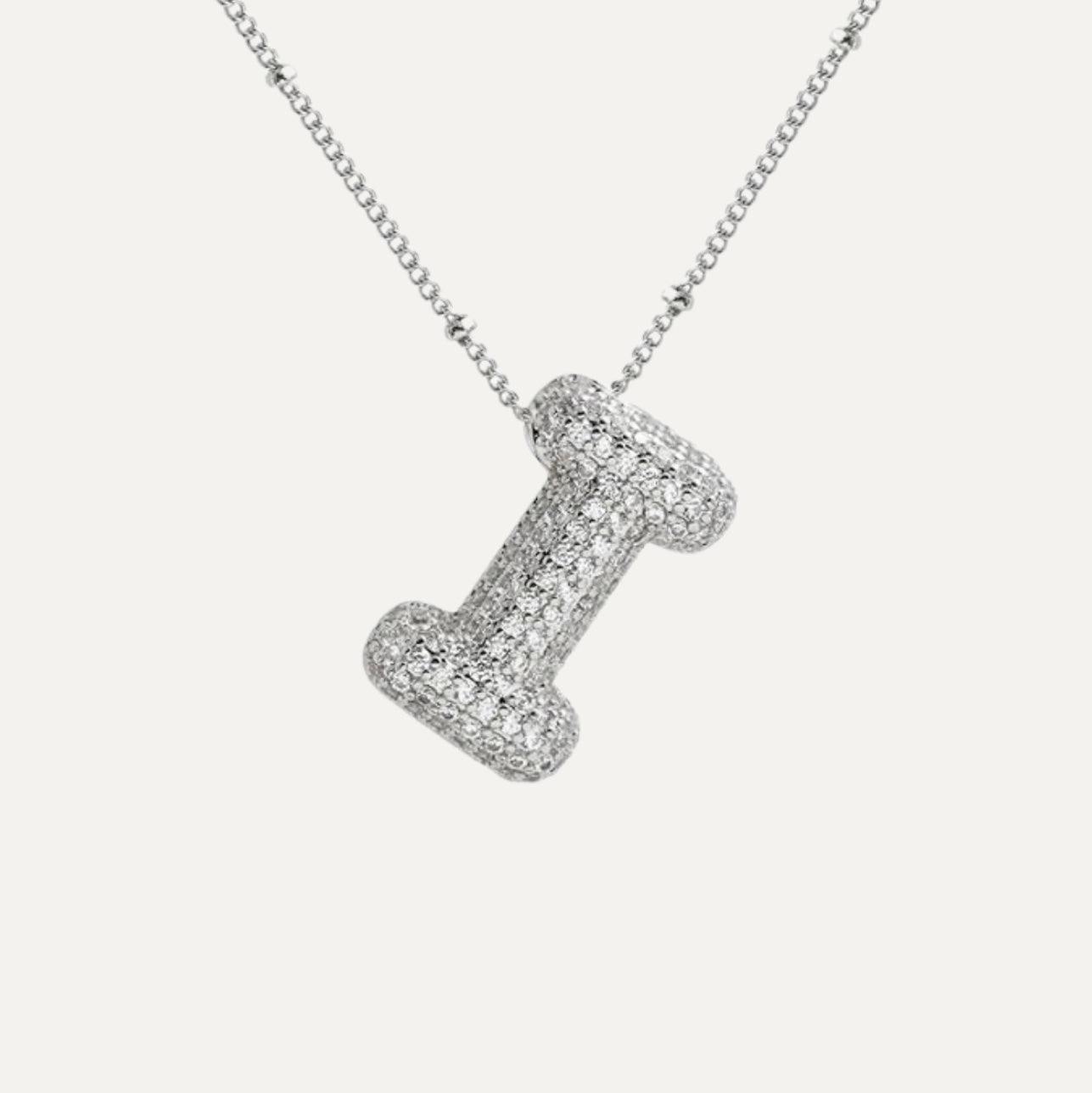 Karoline™ - Diamond Bubble Letter Halskette